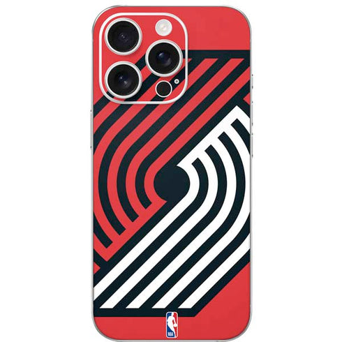 NBA Portland Trail Blazers Large Logo iPhone 16 Pro Skin