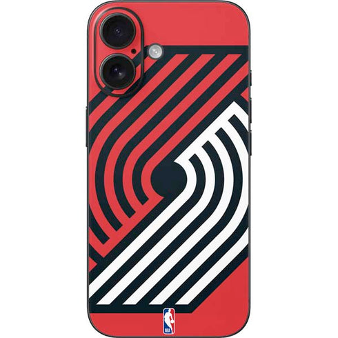NBA Portland Trail Blazers Large Logo iPhone 16 Skin