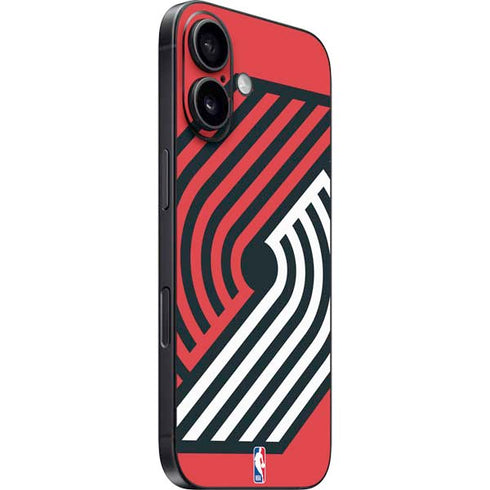 NBA Portland Trail Blazers Large Logo iPhone 16 Skin