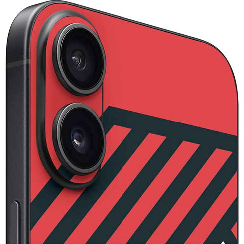 NBA Portland Trail Blazers Large Logo iPhone 16 Skin