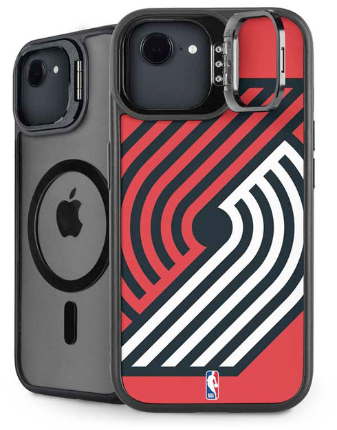 NBA Portland Trail Blazers Large Logo iPhone 16e Kickstand Case