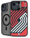 NBA Portland Trail Blazers Large Logo iPhone 16e Kickstand Case