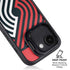 NBA Portland Trail Blazers Large Logo iPhone 16e Kickstand Case