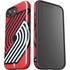 NBA Portland Trail Blazers Large Logo iPhone 16e Impact Case
