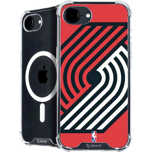 NBA Portland Trail Blazers Large Logo iPhone 16e MagSafe Case