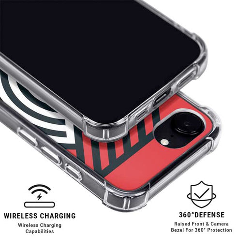 NBA Portland Trail Blazers Large Logo iPhone 16e MagSafe Case