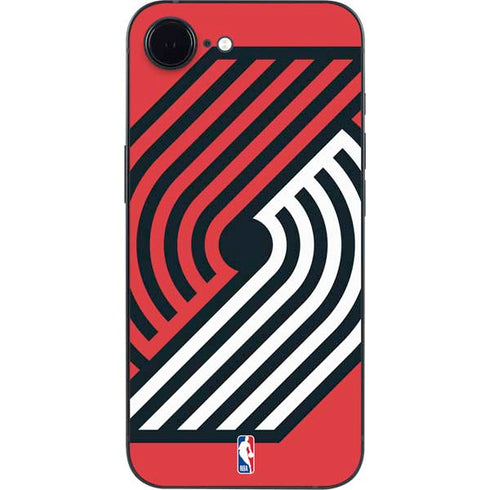 NBA Portland Trail Blazers Large Logo iPhone 16e Skin