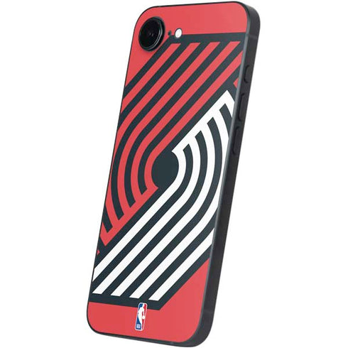 NBA Portland Trail Blazers Large Logo iPhone 16e Skin
