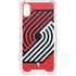 NBA Portland Trail Blazers Large Logo iPhone XS Clear Case
