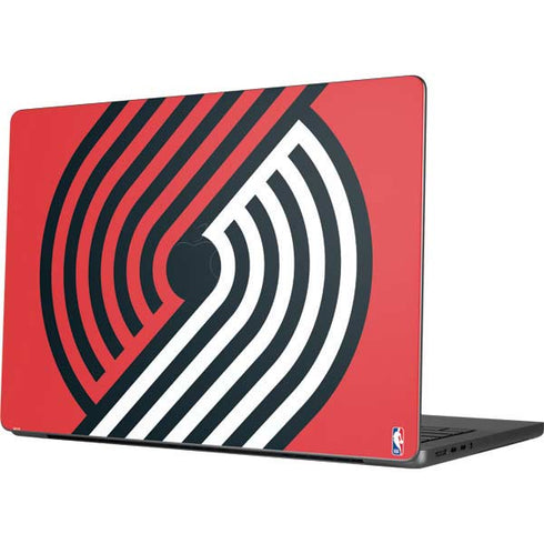 NBA Portland Trail Blazers Large Logo Apple MacBook Pro 14-inch Skin