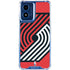 NBA Portland Trail Blazers Large Logo Moto G 5G (2024) Clear Case