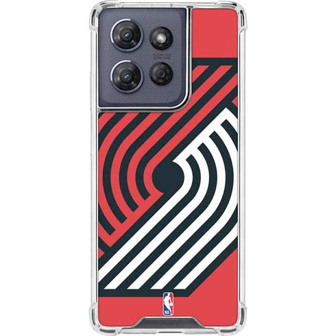 NBA Portland Trail Blazers Large Logo Moto G Power 5G (2025) Clear Case