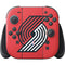 NBA Portland Trail Blazers Large Logo Nintendo Switch 2 (2025) Joy-Con Controller Skin