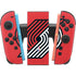 NBA Portland Trail Blazers Large Logo Nintendo Switch 2 (2025) Joy-Con Controller Skin