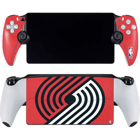 NBA Portland Trail Blazers Large Logo PlayStation Portal Remote Player Skin
