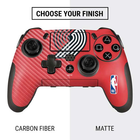 NBA Portland Trail Blazers Large Logo PlayStation Scuf Vantage 2 Controller Skin