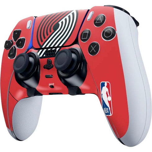 NBA Portland Trail Blazers Large Logo PS5 DualSense Edge Pro Controller Skin