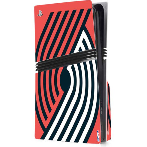 NBA Portland Trail Blazers Large Logo PlayStation PS5 Skins