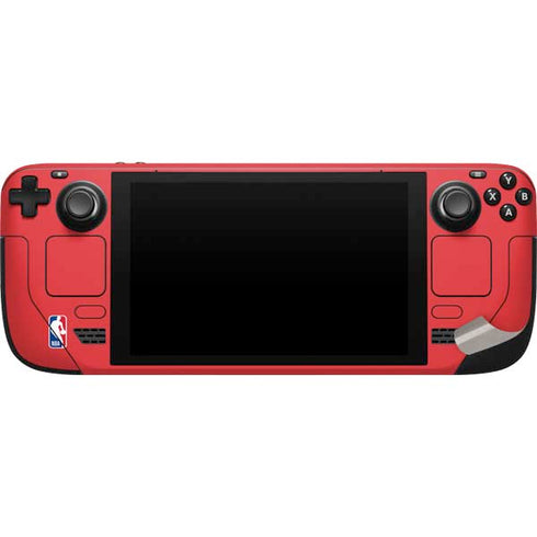 NBA Portland Trail Blazers Large Logo Steam Deck Handheld Gaming Computer Skin
