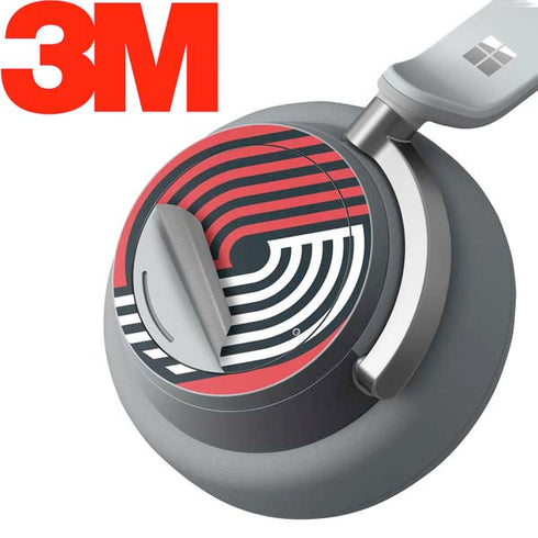 NBA Portland Trail Blazers Large Logo Surface Headphones Skin