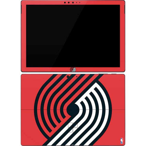 NBA Portland Trail Blazers Large Logo Surface Pro 7 Skin