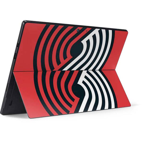 NBA Portland Trail Blazers Large Logo Surface Pro 7 Skin