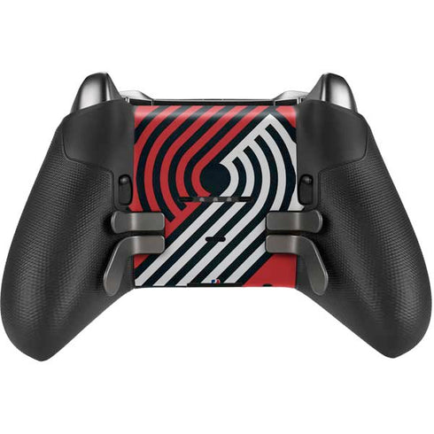 NBA Portland Trail Blazers Large Logo Xbox Elite Wireless Controller Series 2 Skin