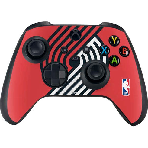 NBA Portland Trail Blazers Large Logo Xbox Series X Controller Skin