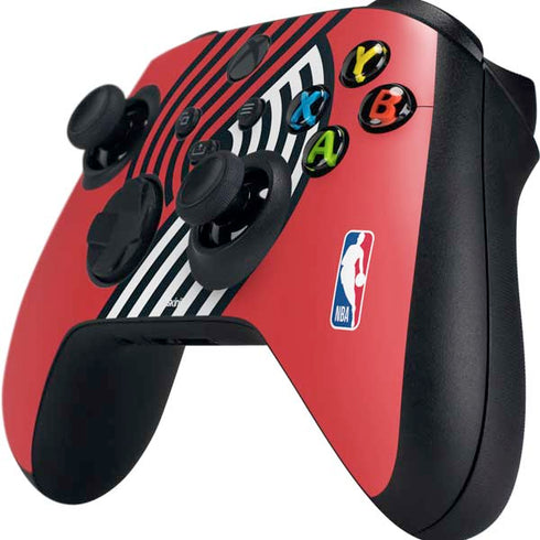 NBA Portland Trail Blazers Large Logo Xbox Series X Controller Skin