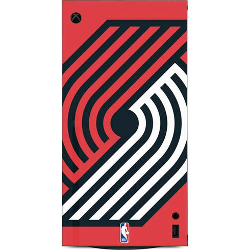 NBA Portland Trail Blazers Large Logo XBox Series X Digital Edition Console Skin
