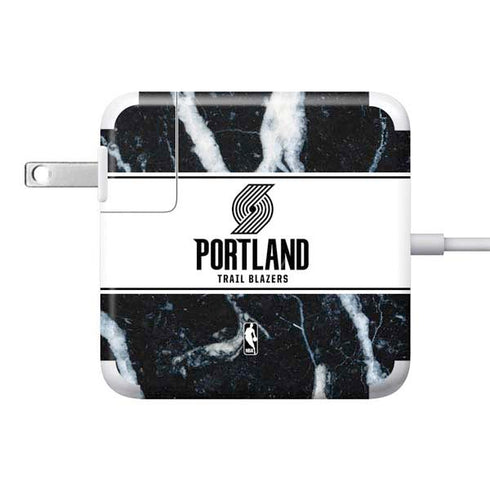 NBA Portland Trail Blazers Marble 85W Power Adapter (15 and 17 inch MacBook Pro Charger) Skin