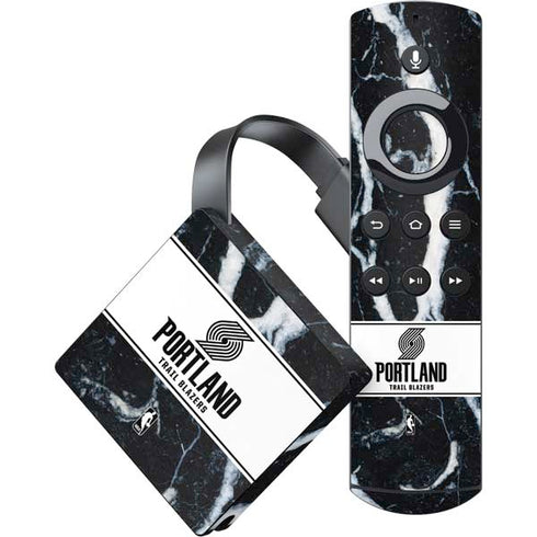 NBA Portland Trail Blazers Marble Amazon Fire TV Skin