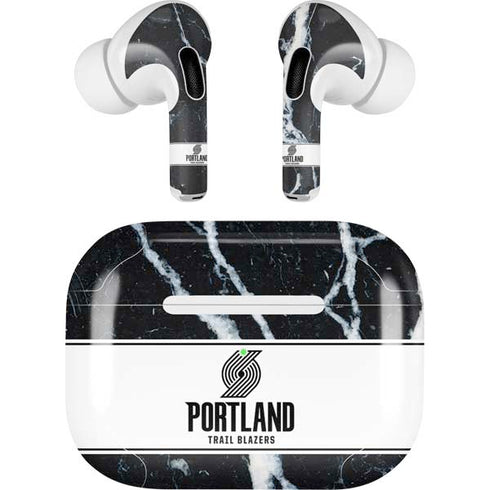NBA Portland Trail Blazers Marble Apple AirPods Pro Skin