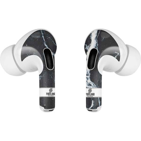 NBA Portland Trail Blazers Marble Apple AirPods Pro Skin