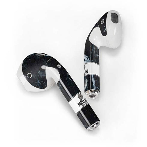 NBA Portland Trail Blazers Marble Apple AirPods Skin