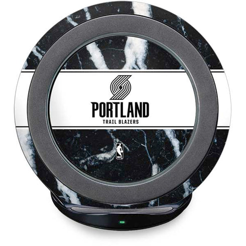 NBA Portland Trail Blazers Marble Fast Charge Wireless Charging Stand Skin