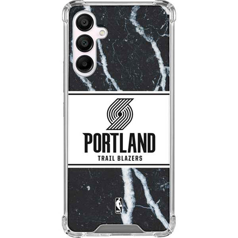 NBA Portland Trail Blazers Marble Galaxy A16 5G Clear Case