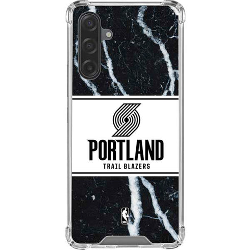 NBA Portland Trail Blazers Marble Galaxy A17 Clear Case