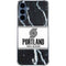 NBA Portland Trail Blazers Marble Galaxy A35 5G Clear Case