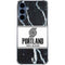 NBA Portland Trail Blazers Marble Galaxy A55 5G Clear Case