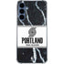 NBA Portland Trail Blazers Marble Galaxy A55 5G Clear Case