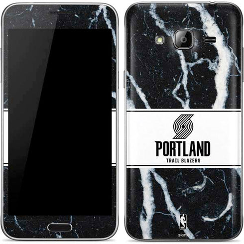 NBA Portland Trail Blazers Marble Galaxy J3 Skin