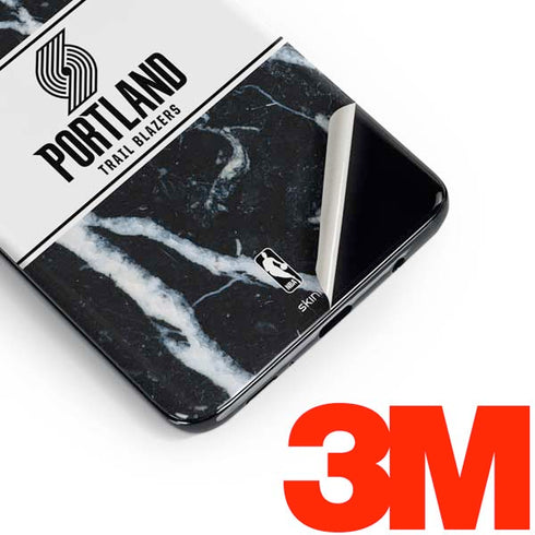 NBA Portland Trail Blazers Marble Galaxy S10 Skin