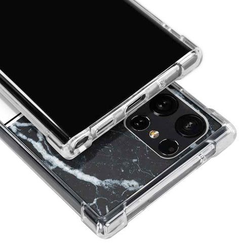 NBA Portland Trail Blazers Marble Galaxy S23 Ultra Clear Case