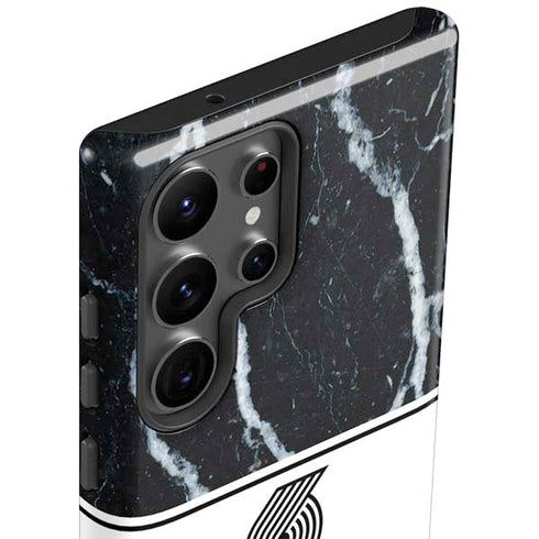 NBA Portland Trail Blazers Marble Galaxy S23 Ultra Pro Case