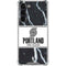 NBA Portland Trail Blazers Marble Galaxy S24 FE Clear Case