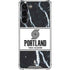 NBA Portland Trail Blazers Marble Galaxy S24 FE Clear Case