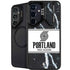 NBA Portland Trail Blazers Marble Galaxy S24 FE Kickstand Case