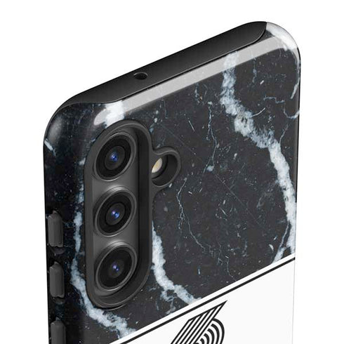 NBA Portland Trail Blazers Marble Galaxy S25 Impact Case