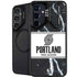 NBA Portland Trail Blazers Marble Galaxy S24 Kickstand Case